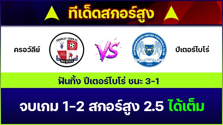 ทีเด็ดสกอร์สูง